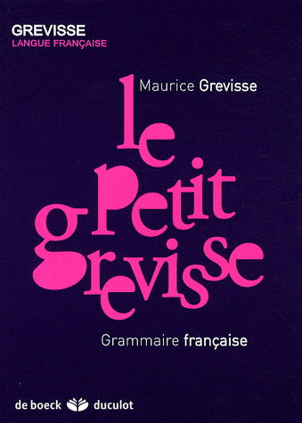 Le petit grevisse : grammaire française