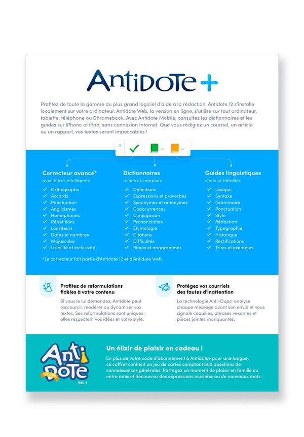 Antidote+ Personnel