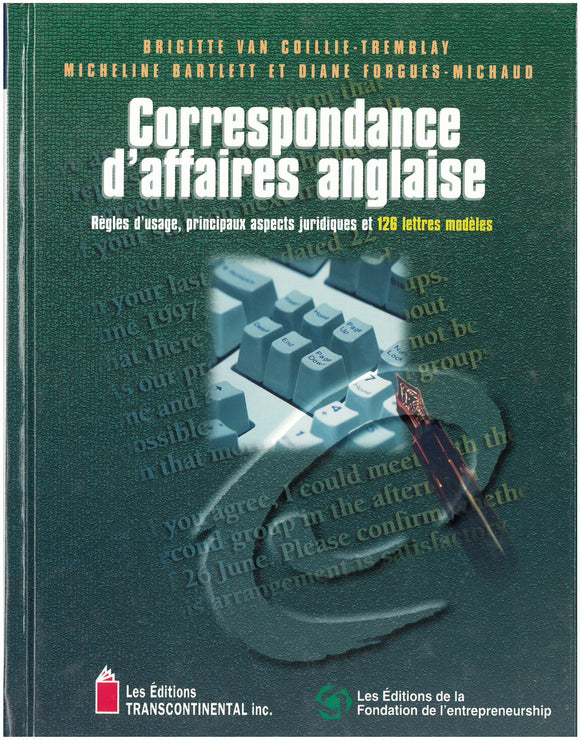 Correspondance d'affaires anglaise