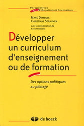 Développer un curriculum d`enseignement ou de formation (ancienne édition)