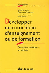 Développer un curriculum d'enseignement ou de formation (ancienne édition)